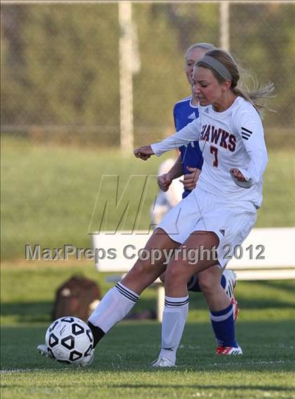 Thumbnail 2 in Olathe East vs. Leavenworth photogallery.