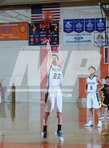 Thumbnail 3 in Bosco Tech vs. Providence (Pasadena Poly Tournament) photogallery.