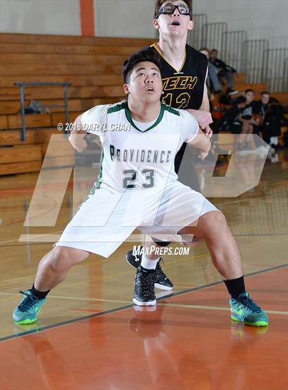 Thumbnail 3 in Bosco Tech vs. Providence (Pasadena Poly Tournament) photogallery.