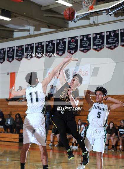 Thumbnail 2 in Bosco Tech vs. Providence (Pasadena Poly Tournament) photogallery.