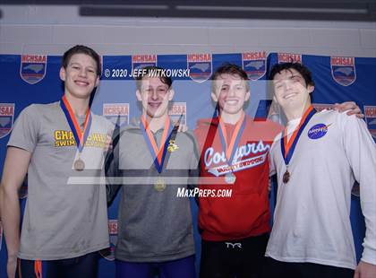 Thumbnail 3 in NCHSAA 3A Swimming Championship photogallery.