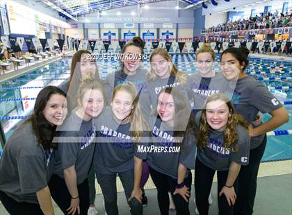 Thumbnail 2 in NCHSAA 3A Swimming Championship photogallery.