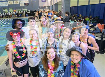 Thumbnail 3 in NCHSAA 3A Swimming Championship photogallery.