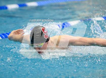Thumbnail 1 in NCHSAA 3A Swimming Championship photogallery.