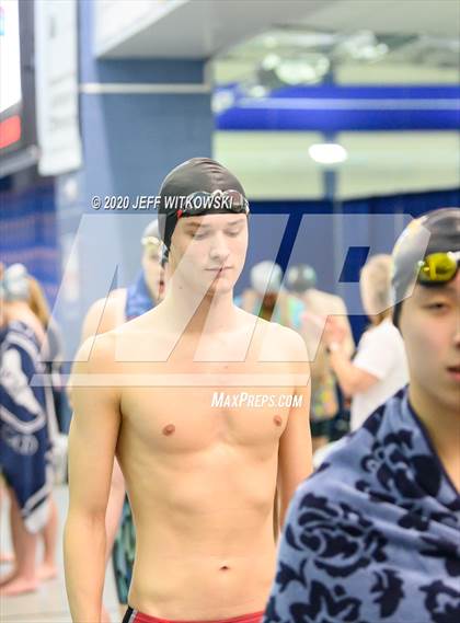 Thumbnail 3 in NCHSAA 3A Swimming Championship photogallery.