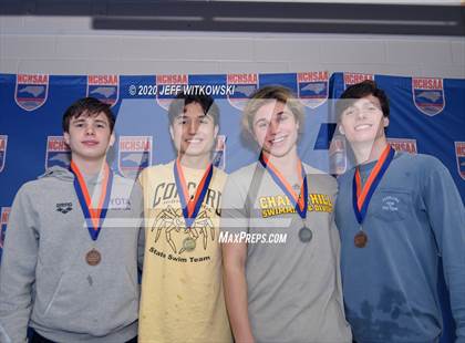 Thumbnail 3 in NCHSAA 3A Swimming Championship photogallery.