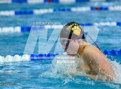 Thumbnail 3 in NCHSAA 3A Swimming Championship photogallery.