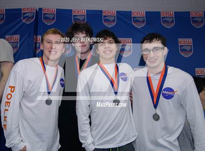 Thumbnail 2 in NCHSAA 3A Swimming Championship photogallery.