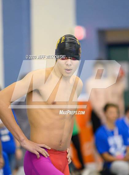 Thumbnail 1 in NCHSAA 3A Swimming Championship photogallery.
