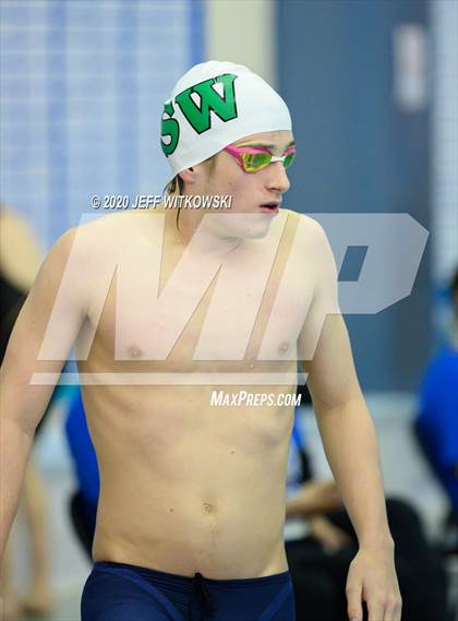 Thumbnail 2 in NCHSAA 3A Swimming Championship photogallery.