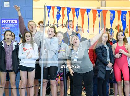 Thumbnail 1 in NCHSAA 3A Swimming Championship photogallery.