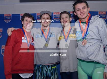 Thumbnail 2 in NCHSAA 3A Swimming Championship photogallery.