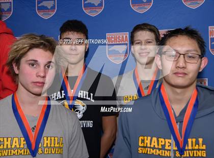 Thumbnail 2 in NCHSAA 3A Swimming Championship photogallery.