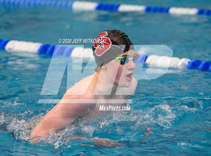 Thumbnail 1 in NCHSAA 3A Swimming Championship photogallery.
