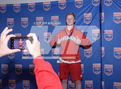 Thumbnail 1 in NCHSAA 3A Swimming Championship photogallery.