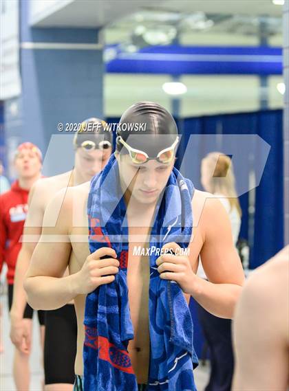 Thumbnail 2 in NCHSAA 3A Swimming Championship photogallery.