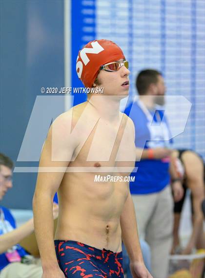 Thumbnail 1 in NCHSAA 3A Swimming Championship photogallery.