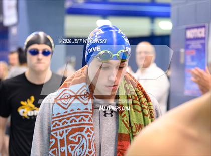 Thumbnail 1 in NCHSAA 3A Swimming Championship photogallery.