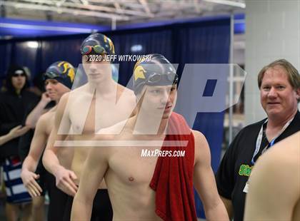 Thumbnail 3 in NCHSAA 3A Swimming Championship photogallery.