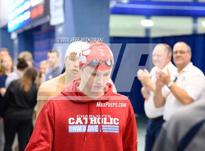 Thumbnail 3 in NCHSAA 3A Swimming Championship photogallery.