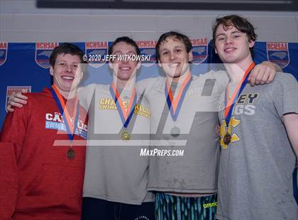 Thumbnail 1 in NCHSAA 3A Swimming Championship photogallery.
