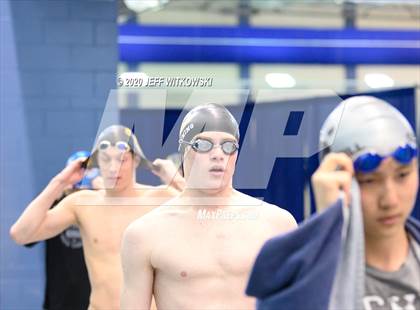 Thumbnail 1 in NCHSAA 3A Swimming Championship photogallery.