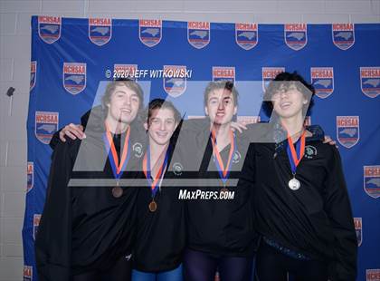 Thumbnail 1 in NCHSAA 3A Swimming Championship photogallery.