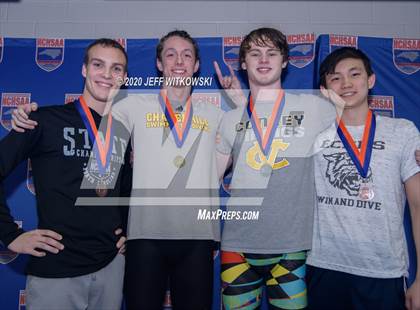 Thumbnail 3 in NCHSAA 3A Swimming Championship photogallery.