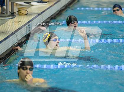Thumbnail 3 in NCHSAA 3A Swimming Championship photogallery.