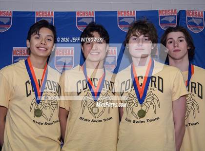 Thumbnail 1 in NCHSAA 3A Swimming Championship photogallery.