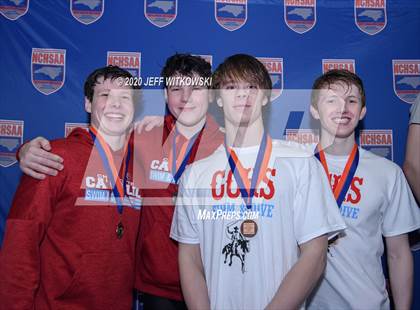 Thumbnail 1 in NCHSAA 3A Swimming Championship photogallery.
