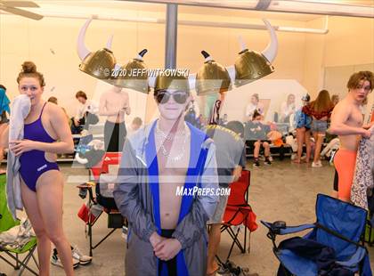 Thumbnail 2 in NCHSAA 3A Swimming Championship photogallery.