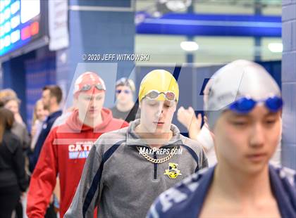 Thumbnail 2 in NCHSAA 3A Swimming Championship photogallery.