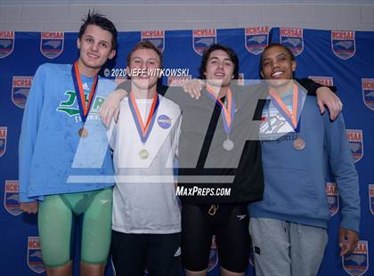 Thumbnail 3 in NCHSAA 3A Swimming Championship photogallery.