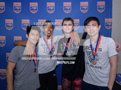 Thumbnail 1 in NCHSAA 3A Swimming Championship photogallery.