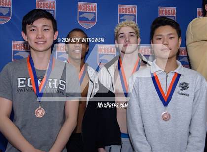 Thumbnail 2 in NCHSAA 3A Swimming Championship photogallery.