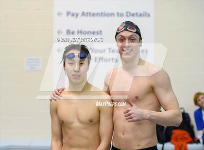 Thumbnail 1 in NCHSAA 3A Swimming Championship photogallery.