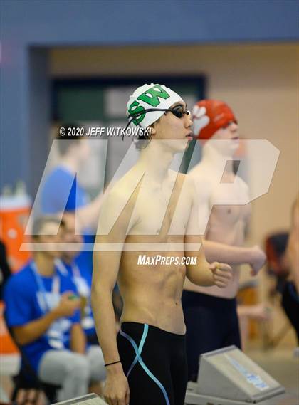Thumbnail 1 in NCHSAA 3A Swimming Championship photogallery.