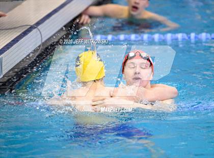 Thumbnail 3 in NCHSAA 3A Swimming Championship photogallery.
