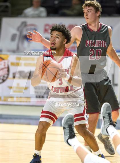 Thumbnail 3 in Prairie vs. Kennedy Catholic photogallery.
