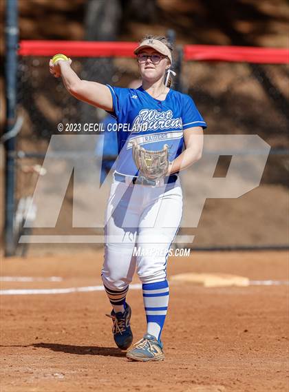 Thumbnail 2 in West Laurens vs Haralson County (GHSA Slowpitch Semifinal) photogallery.