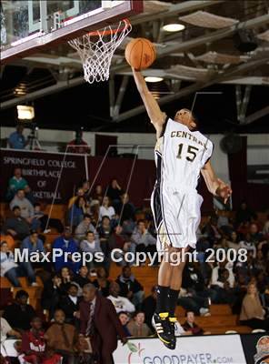 Thumbnail 2 in Central vs Madison Park (Spalding Hoophall Classic) photogallery.
