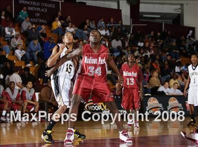 Thumbnail 3 in Central vs Madison Park (Spalding Hoophall Classic) photogallery.