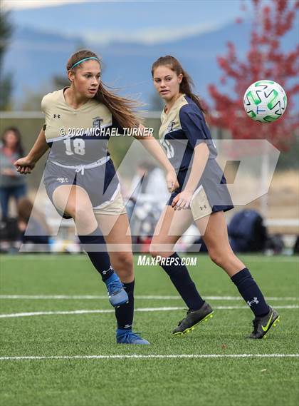 Thumbnail 3 in Priest River vs Timberlake (IML District Tournament) photogallery.