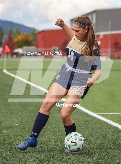 Thumbnail 2 in Priest River vs Timberlake (IML District Tournament) photogallery.