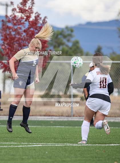 Thumbnail 3 in Priest River vs Timberlake (IML District Tournament) photogallery.
