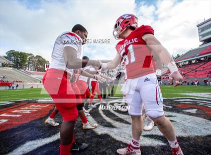 Thumbnail 2 in Southern Nash vs. Charlotte Catholic (NCHSAA 3A Final) photogallery.