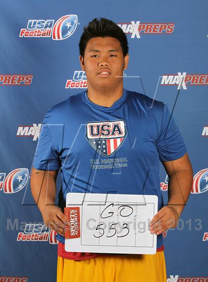 Thumbnail 1 in USA Football Regional Try-Outs (Individual Athlete Portraits - Los Angeles) photogallery.