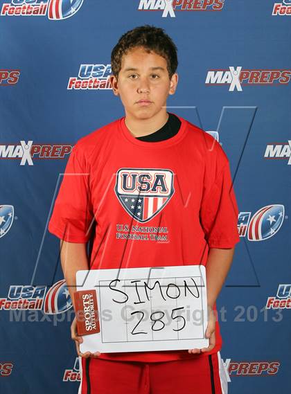 Thumbnail 3 in USA Football Regional Try-Outs (Individual Athlete Portraits - Los Angeles) photogallery.