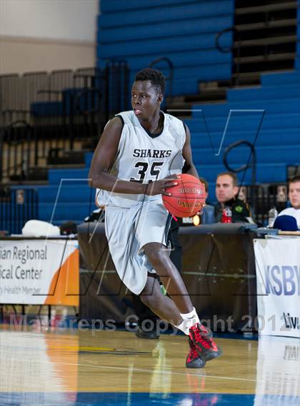 Thumbnail 3 in Cathedral Catholic vs Aubd Senior Sharks (National Prep Classic) photogallery.